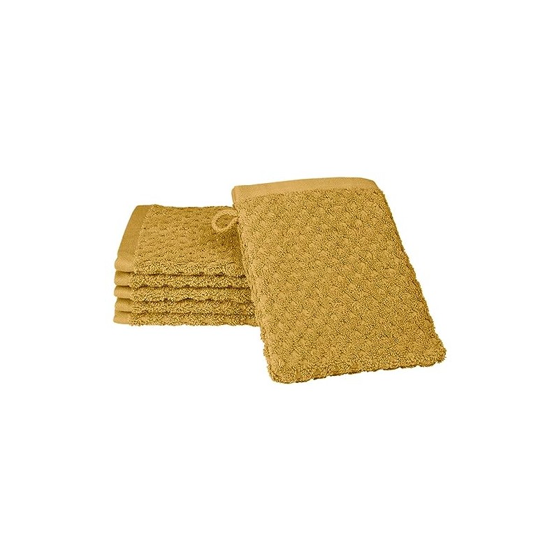 Ross Uni-Walk Harmony Hand Towels Mustard, Wash Mitt 16 x