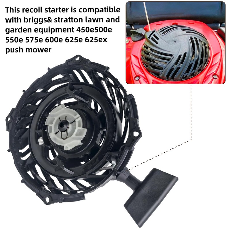deawater Pull Recoil Starter for Briggs & Stratton 593961 590588