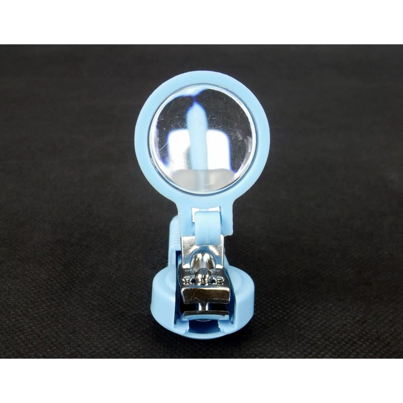 Bandwagon Nail Clipper w/Magnifier, Built In File, Catch Tray, Babies,