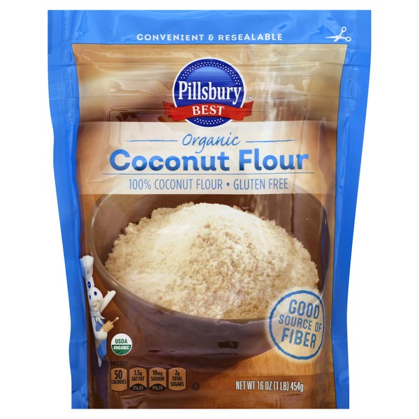 Pillsbury Mejor harina de coco orgánica, 16 onzas