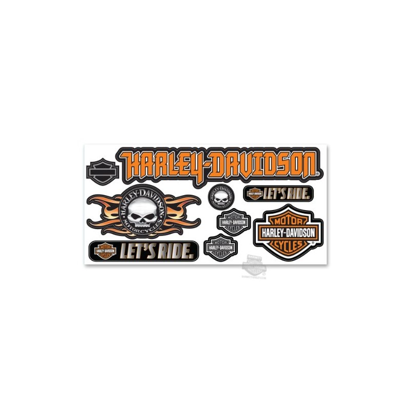 Chroma Graphics Harley-Davidson Multi Decal Kit