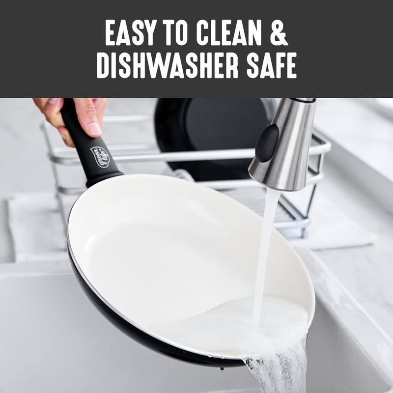 GreenLife 16 Piece Nonstick Cookware Set, Soft Grip Non-Toxic PFAS-Free