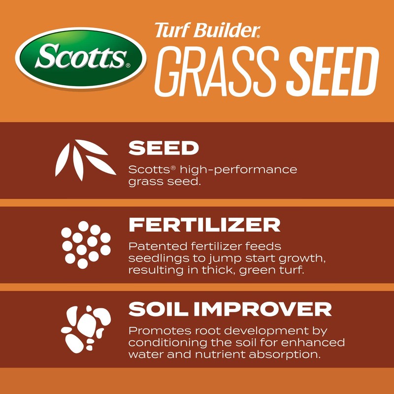 Scotts Scotts Turf Builder Grass Seed Bermudagrass with Fertilizer and