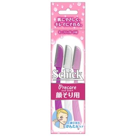 Schick L Dispo, For Face and Eyebrows, Pack of 3, Safety Guard, Female Razor, Face