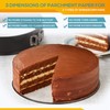 HIWARE Springform Pan Set of 3 Non-stick Leakproof Round Cake