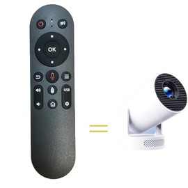 RUOYINKE Voice Remote Control Compatible for Magcubic HY300Pro+, HY310 Manual Focus 4K Mini Projector