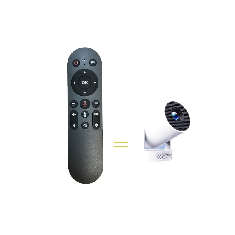 RUOYINKE Voice Remote Control Compatible for Magcubic HY300Pro+, HY310 Manual
