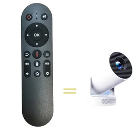 RUOYINKE Voice Remote Control Compatible for Magcubic HY300Pro+, HY310 Manual Focus 4K Mini Projector