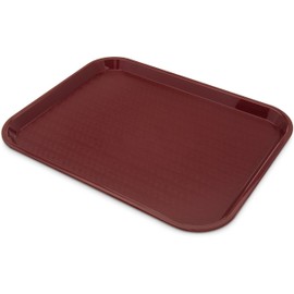 Carlisle FoodService Products Bandeja de Comida rápida de 14 x 18 Pulgadas, Polipropileno Duradero con Superficie Antideslizante, apilable para cafete