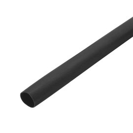 sourcing map Heat Shrink Tubing 5mm Dia 2:1 Heat Shrink Tube Wrap Cable Sleeve 8m Black