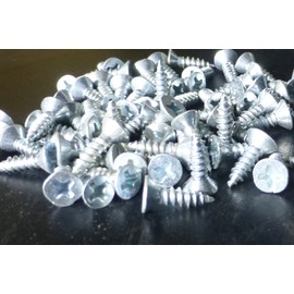 (1000 pc) Flat Head Phillips #6 x 1/2" Wood particle board MDf screws Zinc