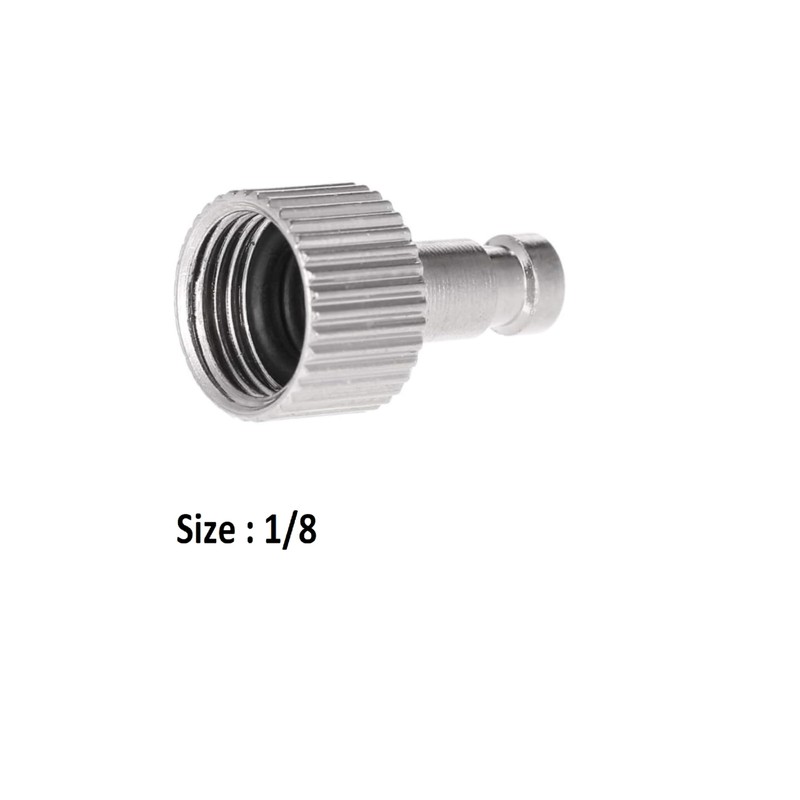 1/8 Inch Airbrush Quick Release Coupling Disconnect Adapter Kit, 5PCS