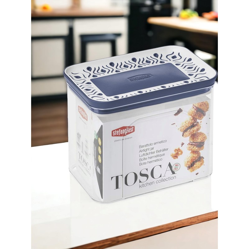 Stefanplast Boîte Tosca Bleu (10.2 x 12 x 15.3 cm)