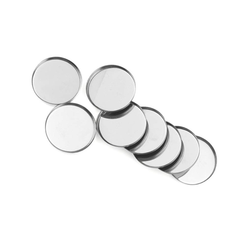 20 Pieces Empty Round Metal Tin Palette Pans Round Metal