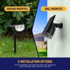 Kyosho Solar Spot Lights Outdoor, IP67 Waterproof Solar Lights for