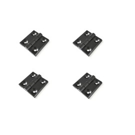 Pack of 4 Metal Hinges 50 x 50 mm Folding Hinge Screw-On Hinge for Garden, Boat or Mechanical Engineering These Hinges are Versatile