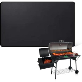 Yuehuam 40 x 60 inches Under Grill Mat for Outdoor Grill to Protect Grill Table, Heat Resistant Grill Mats for Under BBQ, Griddle, Charcoal, Flat Top, Smoker, Stove, Fireproof Waterproof Pad