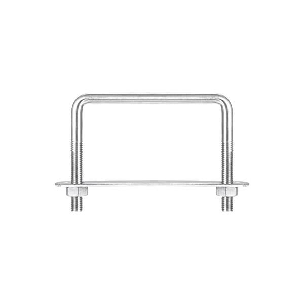 sourcing map Square U-Bolts, 3 Sets 87mm(3.43") Inner Width 70mm