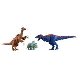Takara Tomy Ania AA-06 Final Battle! Dinosaur Battle Set, Animals, Dinosaurs, Realistic Moving, Figure, Toy, Ages 3 and Up, Passed Toy Safety Standards, ST Mark Certified, ANIA TAKARA TOMY