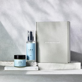 Nana Coster LEA Hair Oil & Makeup Balm Gift Box Set Holiday Gift Hair Care, Citrus Scent, Non-Rinsing Treatment, Salon Product, Present