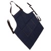 Denim Apron Abrasion Resistant Washable Chef Apron Adjustable Stylish Kitchen