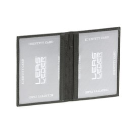 Credit Card Holder LEAS, Genuine Leather, black - ''LEAS Card-Collection''
