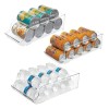 Contenedores Acrílico Transparentes IDESING 3 Piezas Para Refrigerador