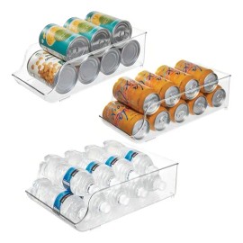 Contenedores Acrílico Transparentes IDESING 3 Piezas Para Refrigerador