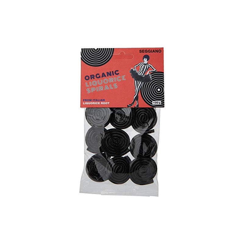 Seggiano Organic Liquorice Spirals 100g