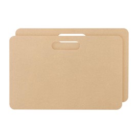 PATIKIL 12 x 16" Wedging Board for Pottery with Built-in Handle, 2 Pcs 8mm Thickness Clay Board Portable Plaster Modeling Board for Pottery Clay Ceramics