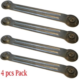 LIUDA Patio Glider Replacement Swinging Arm Bracket Hardware Kit Silver Zinc Coated