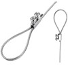 Yeanifeana 50 Pack M3 Double Hole Wire Rope Clamps 10x5mm,