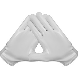 Glorious Traders Youth Football Gloves American Wide Receiver Injected Bones Football Gloves for Adult Men Women & Boys with Super Sticky Silicone Grip Palms