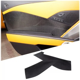 car-king888 Carbon Fiber Interior Car Door Center Panel Trim For Corvette C7 Z06 2014-2019