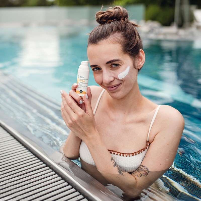 Lobey Mineral Sun Cream Face SPF 30 - Natural UVA/UVB