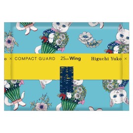 Higuchi Yuko Planning Product: Ellis Compact Guard, 9.8 inches (25 cm), Especially for Heavy Days, with Wings, 19 Sheets x 3 Pieces [Bulk Purchase]
