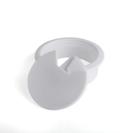 5 pieces cable gland plastic cable bushing cable fairlead Ø 60 mm white