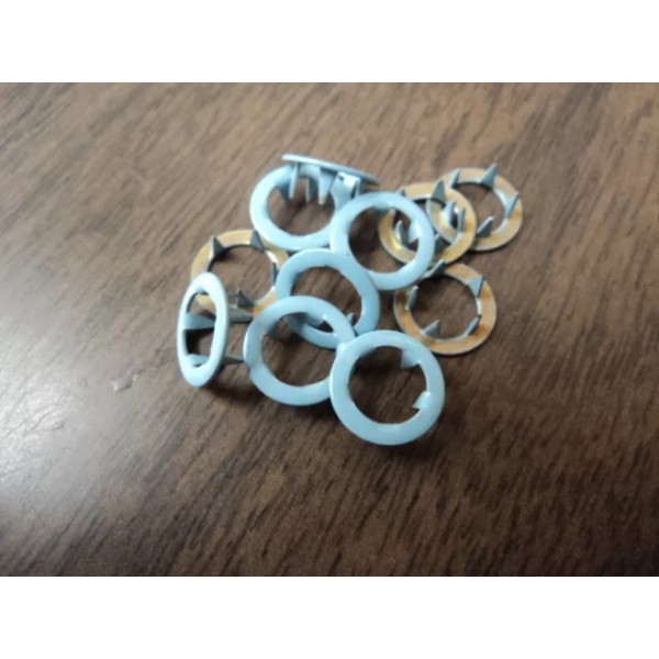 SCOVILL UNDERPARTS, RAU FASTENER RINGS 4-PT OPEN RING PRONG SNAPS-SIZE