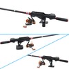 Fishing Boat Rods Holder with Large Clamp Opening Adjustable 360