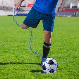 Fyntave 2 Pcs Football Kick Trainer Bags Solo Soccer Kick Trainer Practice Equipment Training Aid Soccer Return Trainers Net Ball Training Equipment Fits Ball Size 3, 4, 5