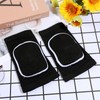 JIYIN 1 Pair Elbow Pads with Thicken Sponge Pad, Black