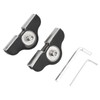 2PCS Work Light Bar Mounting Brackets Universal Stainless Steel LED