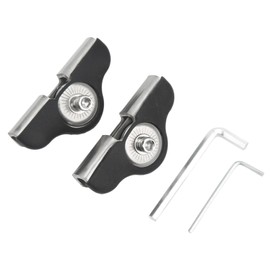 2PCS Work Light Bar Mounting Brackets Universal Stainless Steel LED Light Bar Mount Holder