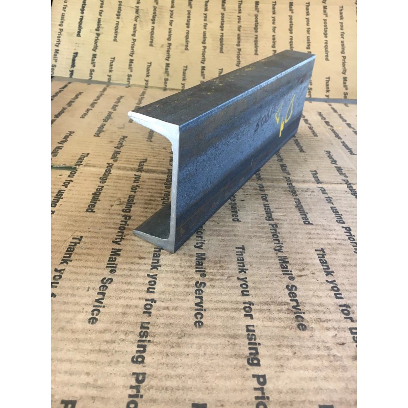 4" STEEL CHANNEL Bracing welding shop stock 10" Long