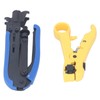 Coax Crimper Tool Kit for Cable Compression with Stripping Tool