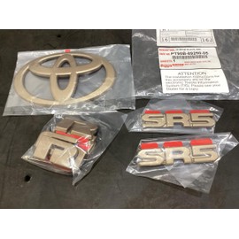 Toyota 4Runner Bronze Emblem Overlay Set, 2025+, SR5, Genuine OEM PT90B-89250-05