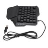 One Handed Gaming Keyboard 35 Keys Portable Gaming Keypad Backlight