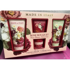 12M MARIO FISSI ITALIAN NATURE ROSE BOUQUET SHEA BUTTER HAND SET 2.5FLOZ EACH CREAM