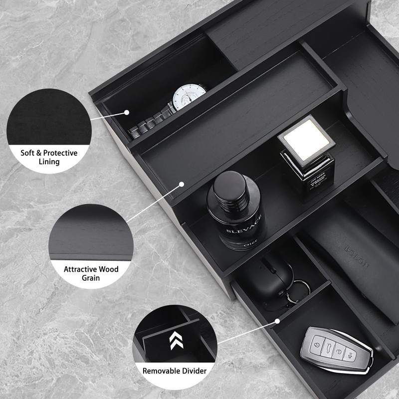 Butizone Cologne Organizer for Men, 3 Tier Perfume Stand Holder