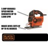 BLACK+DECKER Jig Saw, Smart Select, 5.0-Amp - BDEJS600C